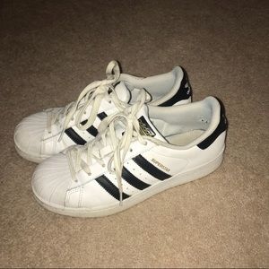 Adidas White Superstars